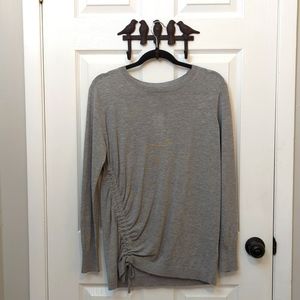 Wool/modal blend knit shirt